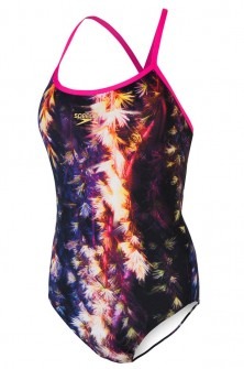 Speedo Ladies Sparkles Crossback One Piece