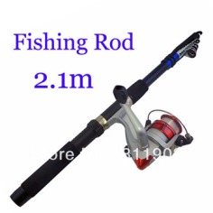 2014 New type Portable 2.1 meters small sea super hard fishing sea rod sheathed rod fishing rod-in Fishing Rods from Sports & Entertainment on Aliexpress.com