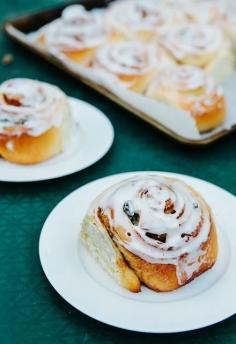 Hummingbird High: Buttermilk Cinnamon Rolls with Cream Cheese Glaze