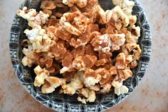 Healthy Coconut Cinnamon Popcorn #glutenfree