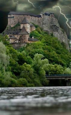 Stormy Castle, France