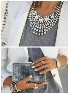 Looking to revamp your professional wardrobe? Update your outfits with a statement necklace!