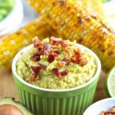 Creamy Roasted Corn Avocado Dip