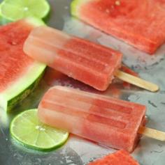 Watermelon Lime Popsicles Recipe