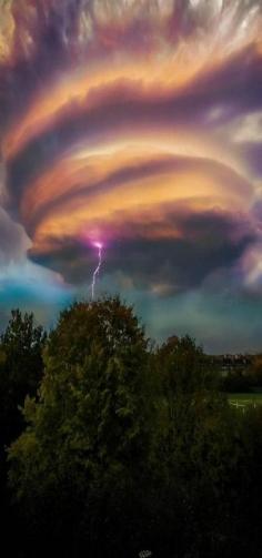 Lightening Swirl, forest, London, UK by Chris Rathore #nature