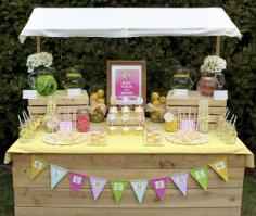 La Belle Parties: Lemonade Stand Photo Shoot
