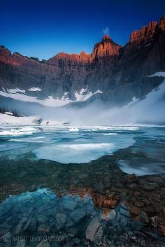 Iceberg Lake, Glacier National Park, Montana, USA