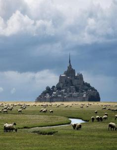Mont Saint-Michel in Normandy, France (via Danny Vangenechten).
