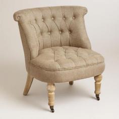 One of my favorite discoveries at WorldMarket.com: Flax Vanity Chair
