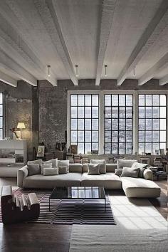 Great loft- love the windows