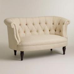 One of my favorite discoveries at WorldMarket.com: Erin Cute-as-a-Button Loveseat