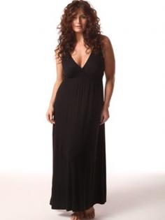 Plus Size Lingerie | Plus Size Apparel | Anything Goes Long Lounge Dress | Hips  Curves