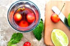 Sparkling Cherry Spritzer #glutenfree