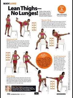 Lean thighs, no lunges