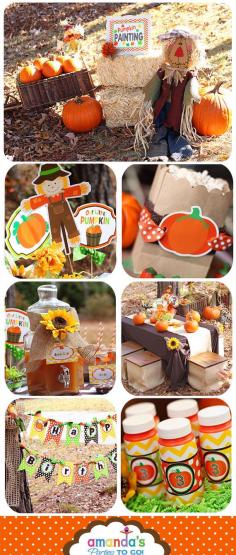 Little Pumpkin Party Printable Fall by AmandasPartiesToGo on Etsy