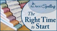 When is the Right Time to Start All About Spelling? #homeschool #spelling