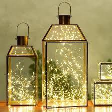 lanterns with fairy lights