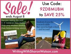 Save 25% on writing for high school courses from @WritingwithShar  Use Code: 9ZD8MUBM  The Power in Your Hands --> writingwithsharon...  Writing Fiction [in High School] --> writingwithsharon...  #homeschool #writing