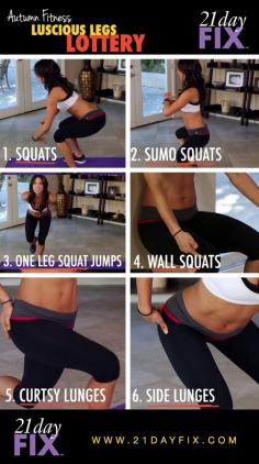 Luscious Legs Workout | Autumn Fitness | 21 Day Fix | Quick Fix Workouts Check out Dieting Digest