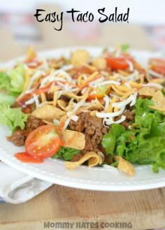 Easy Taco Salad I Mommy Hates Cooking