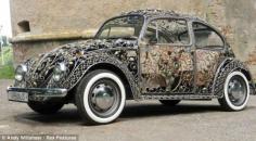 Wrought iron Volkswagen beetle | Chill Hour