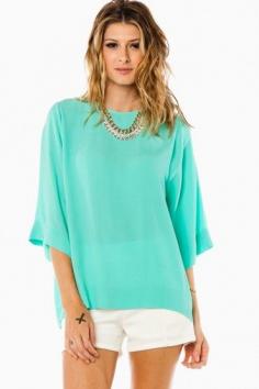 Alanis Blouse in Mint