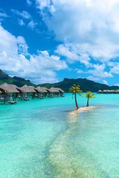 Matira Beach ~ Bora Bora Island, Tahiti