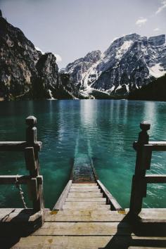 Into the turquoise - Lake Braies, Dolomiti, Italy