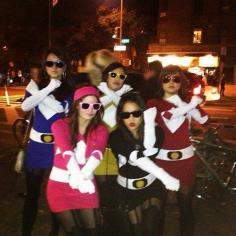 Girl Group Halloween Costumes: Power Rangers