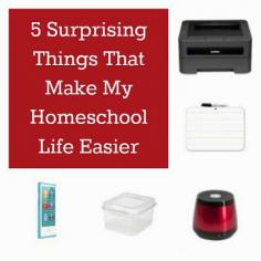 Five Surprising Things that Make My Homeschool Life Easier
