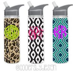 Patterned Water Bottle. Because you cant ever have too many!