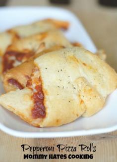 Pepperoni Pizza Rolls I Mommy Hates Cooking