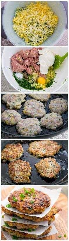 The Best Healthy Recipes: Chicken Zucchini Fritters