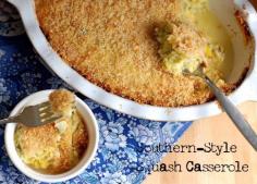 Summer Squash Casserole | It's Not Easy Eating Green #summerfood #squash