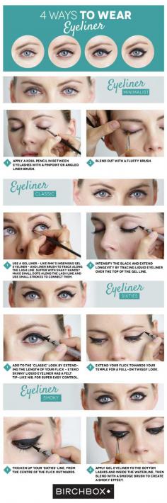 4 Ways To Wear Eyeliner ft. Eyeko Skinny Liquid Eyeliner