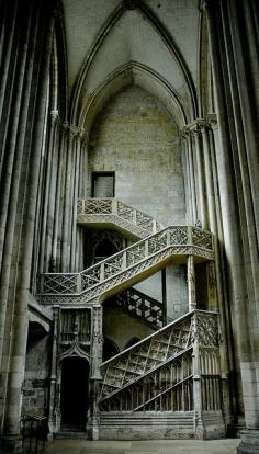Gothic staircase, France