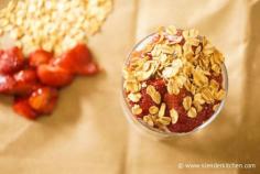 Toasted Oat and Roasted Strawberry Parfaits for just 266 calories and 6 Weight Watchers PointsPlus