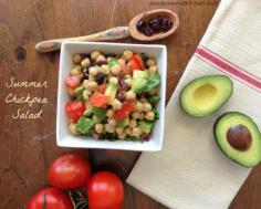 Summer Chickpea Salad from Dreena at Plant Powered Kitchen | vegan, gluten-free, grain-free