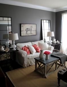 I like this gray for an exterior color.  Gauntlet Gray - Sherwin Williams