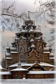 Wooden Church in Kizhi, Russia