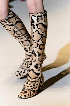 Need to Know - Gucci Fall 2014 Leopard Boots