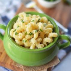 Lightened-Up Cheesy Garlic Noodles Recipe