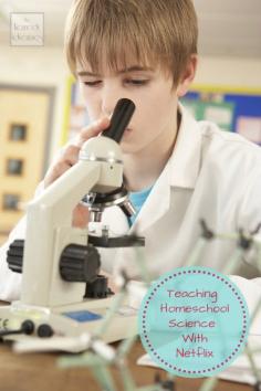 Teaching #homeschool #science with Netflix - don't miss the free graphic organizer!