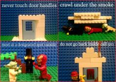 Lego Fire Safety - tips and printables