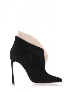 Sergio Rossi: Paneled Suede Ankle Boot