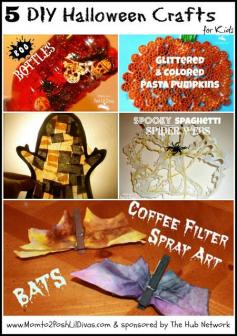5 DIY Halloween Crafts for Kids - Mom to 2 Posh Lil Divas