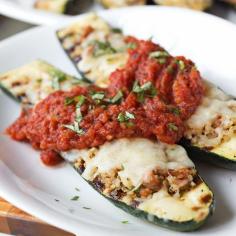 Italian Grilled Zucchini Boats Recipe