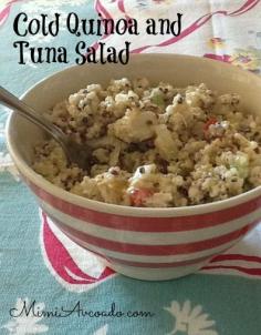 Cold Quinoa and Tuna Salad from Mimi Avocado