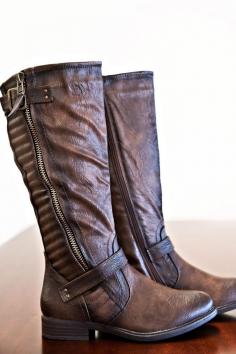 Step It Up Boots- Brown