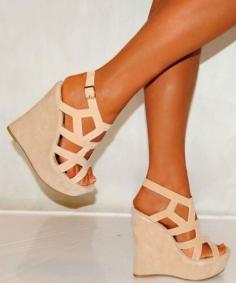 I really like these these cut out wedges. They are really cute & sexy..K♥♥♥